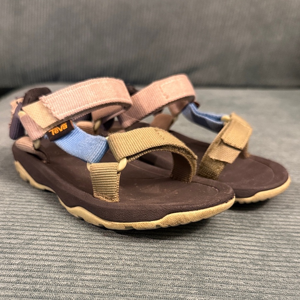 Teva Kids' Sandals in Brown, Tan, and Blue